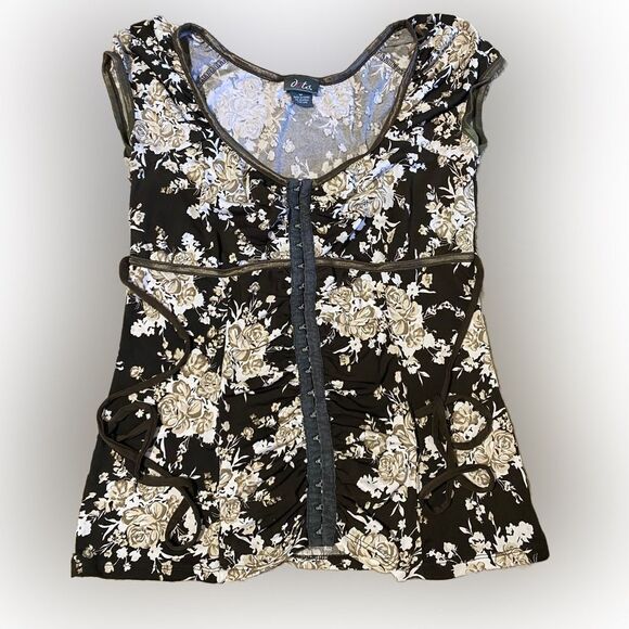 Dots Corset Style Top - Picture 1 of 4